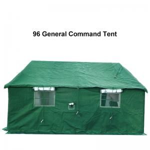 80 - square - meter Green fire - proof relief tent