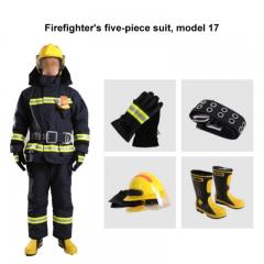 Zestaw specjalistycznego kombinezonu strażackiego do ratownictwa na wypadek trzęsienia ziemi